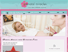 Tablet Screenshot of prenatalmiracles.com